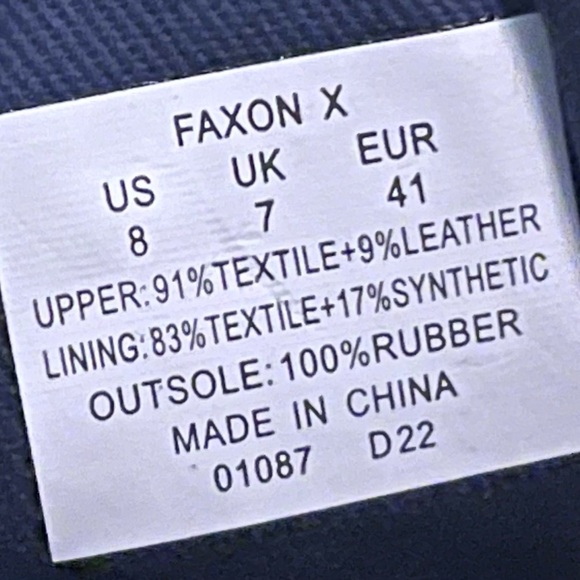 Polo Ralph Lauren Faxon X Low Canvas BoatShoes Sneaker Navy Red Men Size 8 NEW - Picture 9 of 9